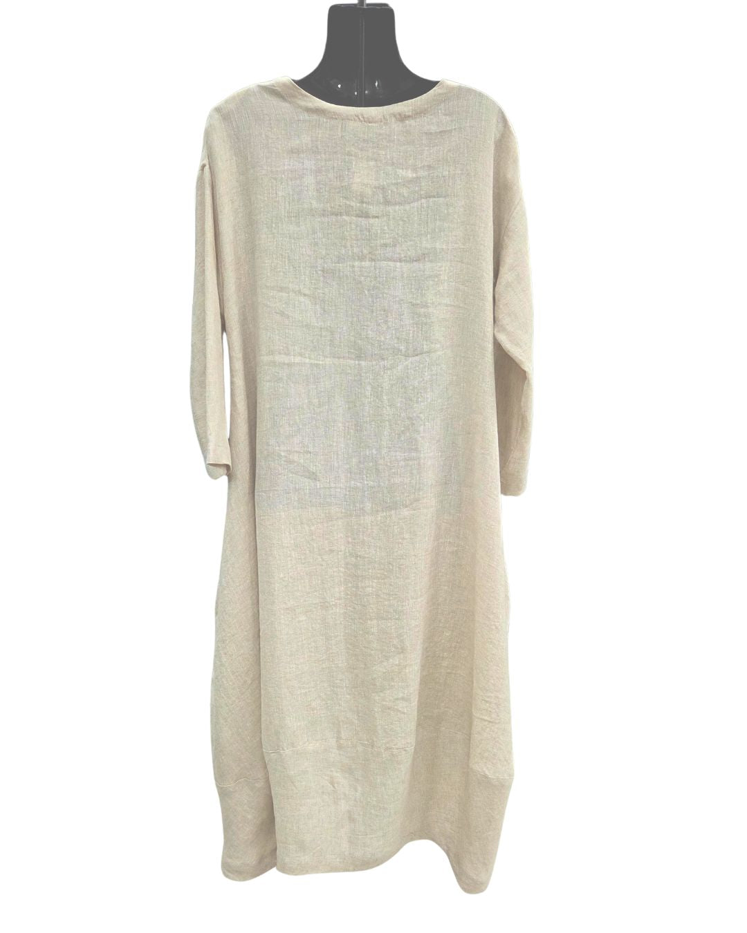 Jen Kahn Tokyo dress back view in natural linen
