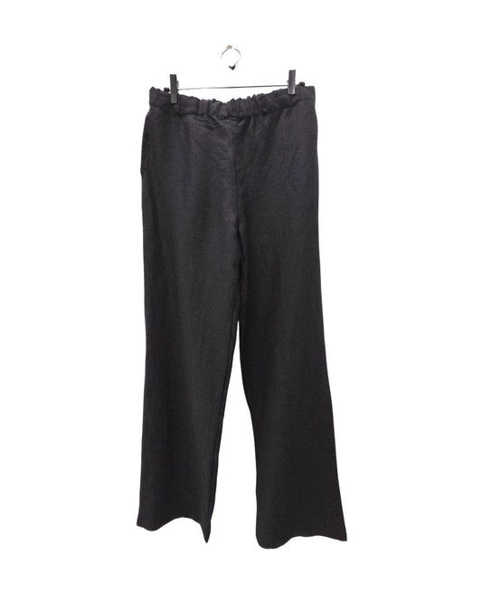 jen kahn Drawstring Linen Pants in Black – breathable pure linen trousers with relaxed fit