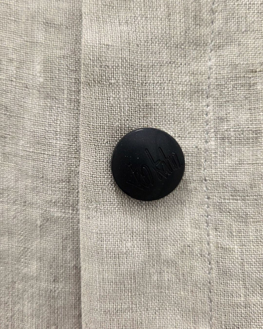 Collarless Shirt Jen Kahn Press Studs