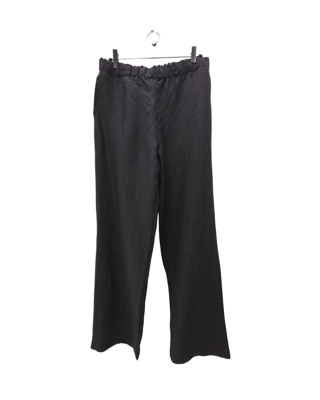 jen kahn Drawstring Linen Pants in Black – breathable pure linen trousers with relaxed fit