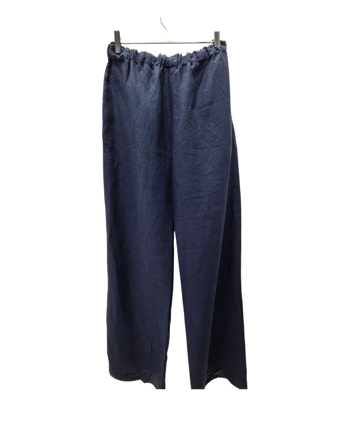 jen kahn Drawstring Linen Pants in Eclipse – relaxed pure linen pants for everyday wear