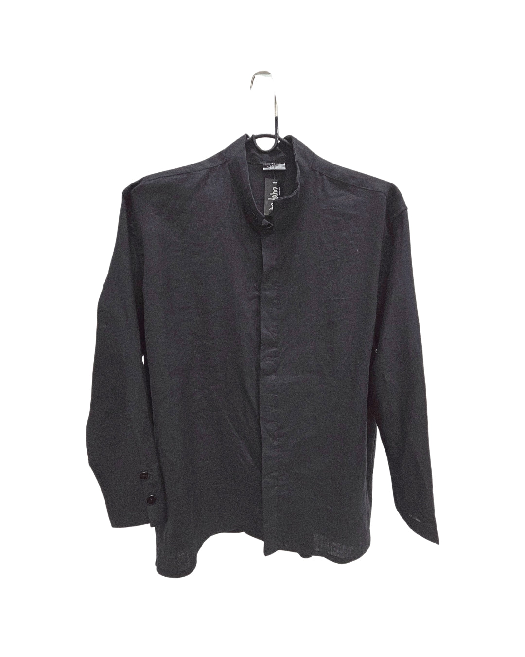 Jen Kahn black Roman linen shirt