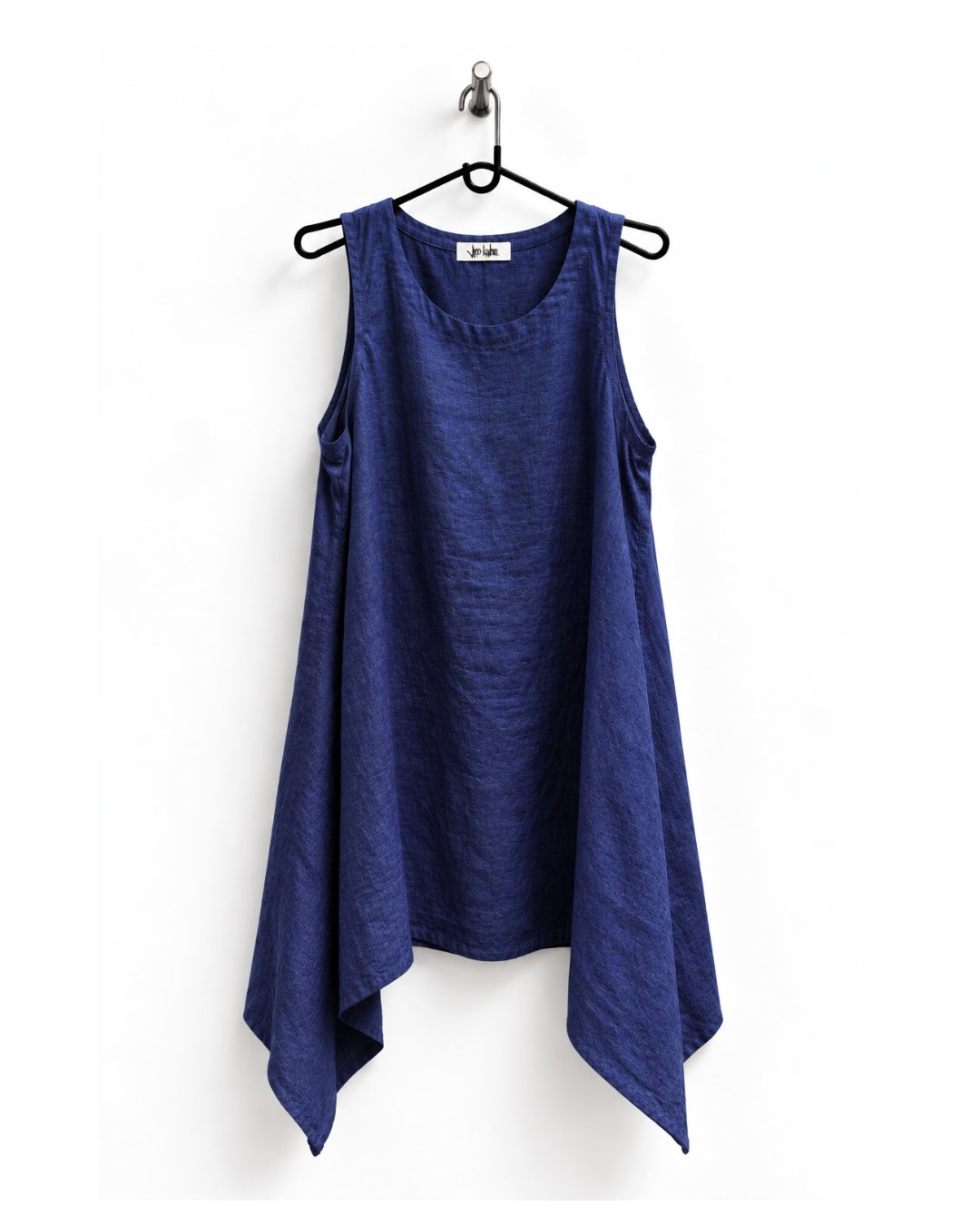 Jen Kahn Linen Riviera Dress in Indigo pure linen