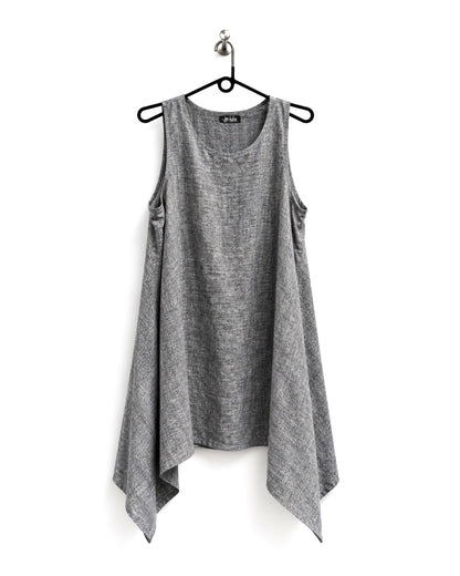 Jen Kahn Linen Riviera Dress in Melange pure linen