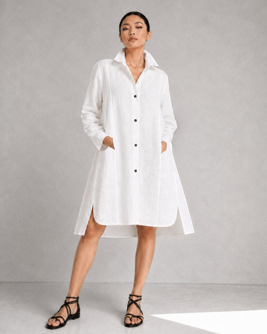 Linen Shirt Dress