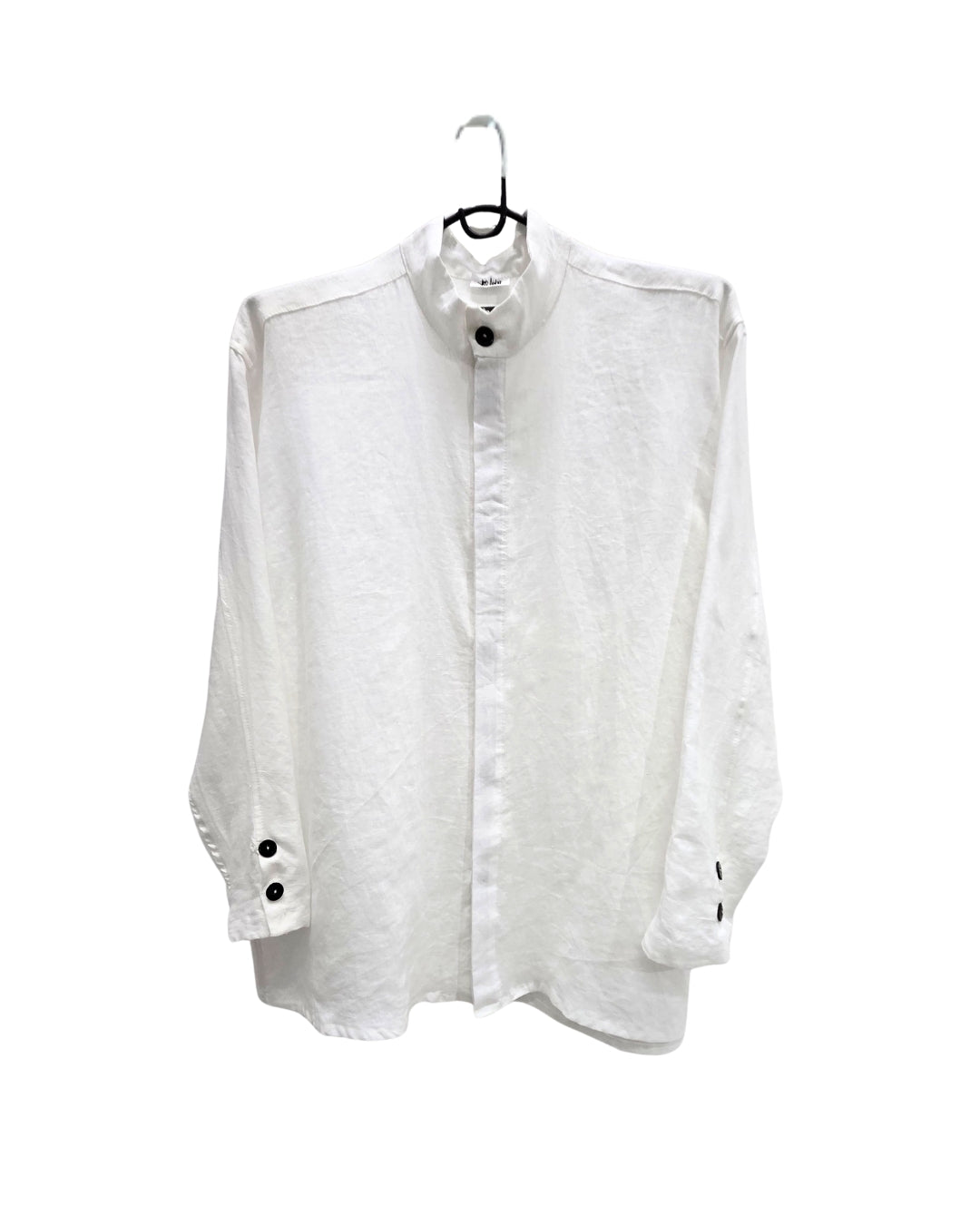 Jen Kahn white Roman linen shirt