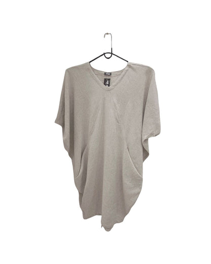 Linen Yachting Dress in Natural — breathable pure linen batwing dress featuring in-seam pockets and easy relaxed fit