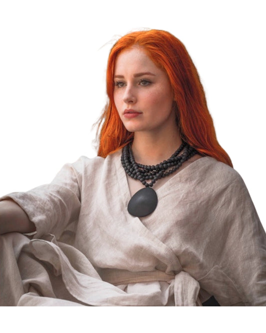 Multistrand Beaded Dome Pendant